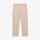 Quần Chino Dài Lacoste Nữ Ống Đứng Chất Liệu Cotton Gabardine