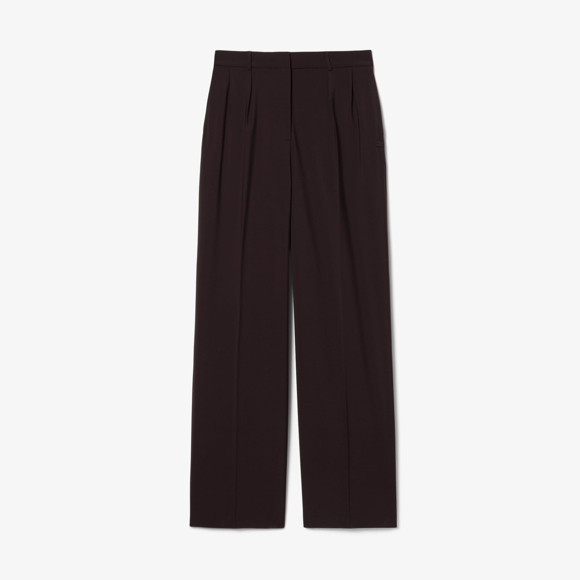 Quần Dài Lacoste Nữ Dáng Oversize Chất Liệu Pha Len