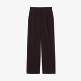 Quần Dài Lacoste Nữ Dáng Oversize Chất Liệu Pha Len