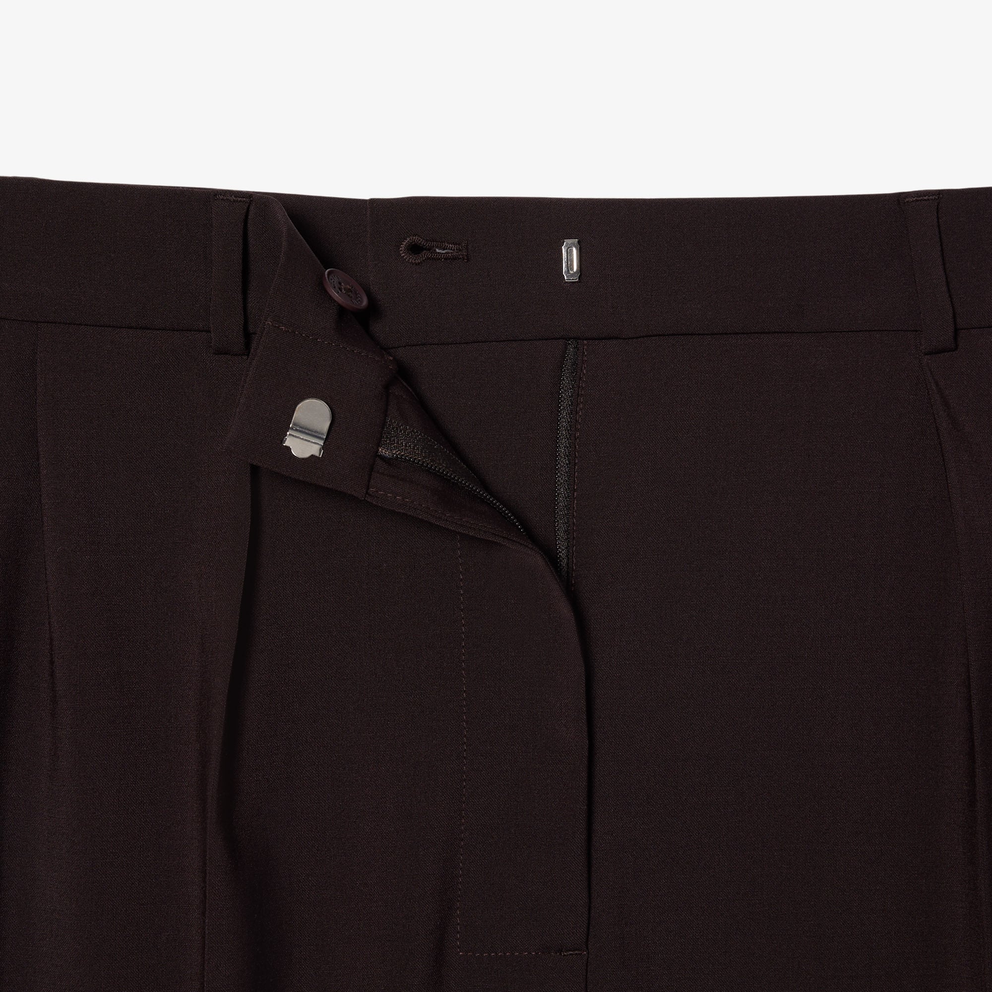 Quần Dài Lacoste Nữ Dáng Oversize Chất Liệu Pha Len