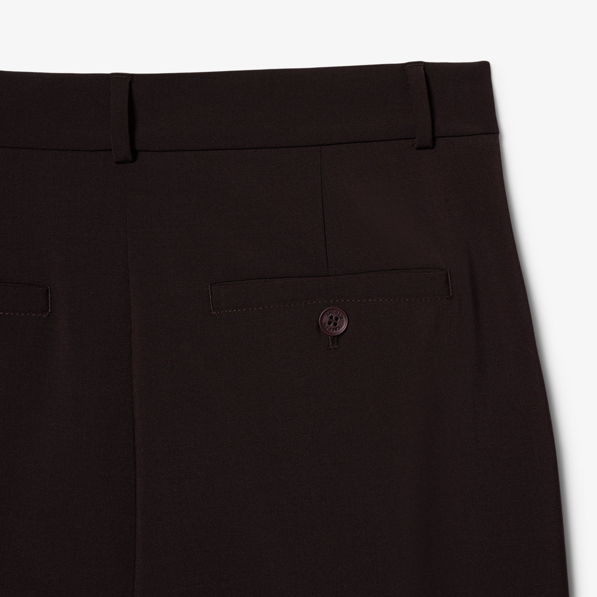 Quần Dài Lacoste Nữ Dáng Oversize Chất Liệu Pha Len