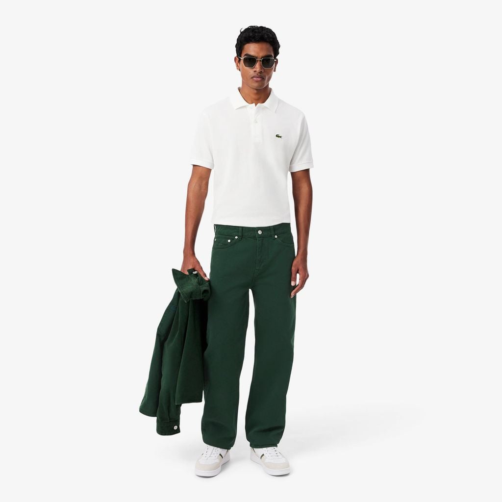 Quần Jeans Dài Lacoste Nam Ống Đứng 5 Túi Quần
