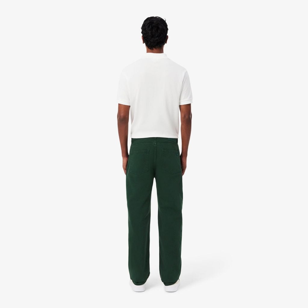 Quần Jeans Dài Lacoste Nam Ống Đứng 5 Túi Quần