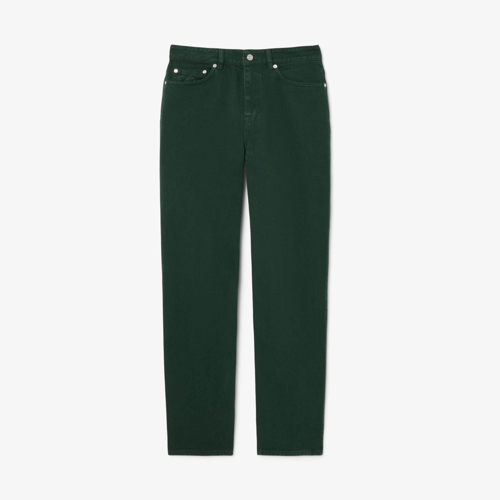 Quần Jeans Dài Lacoste Nam Ống Đứng 5 Túi Quần