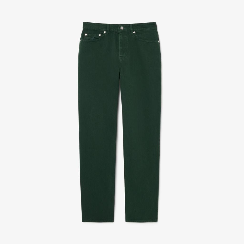 Quần Jeans Dài Lacoste Nam Ống Đứng 5 Túi Quần
