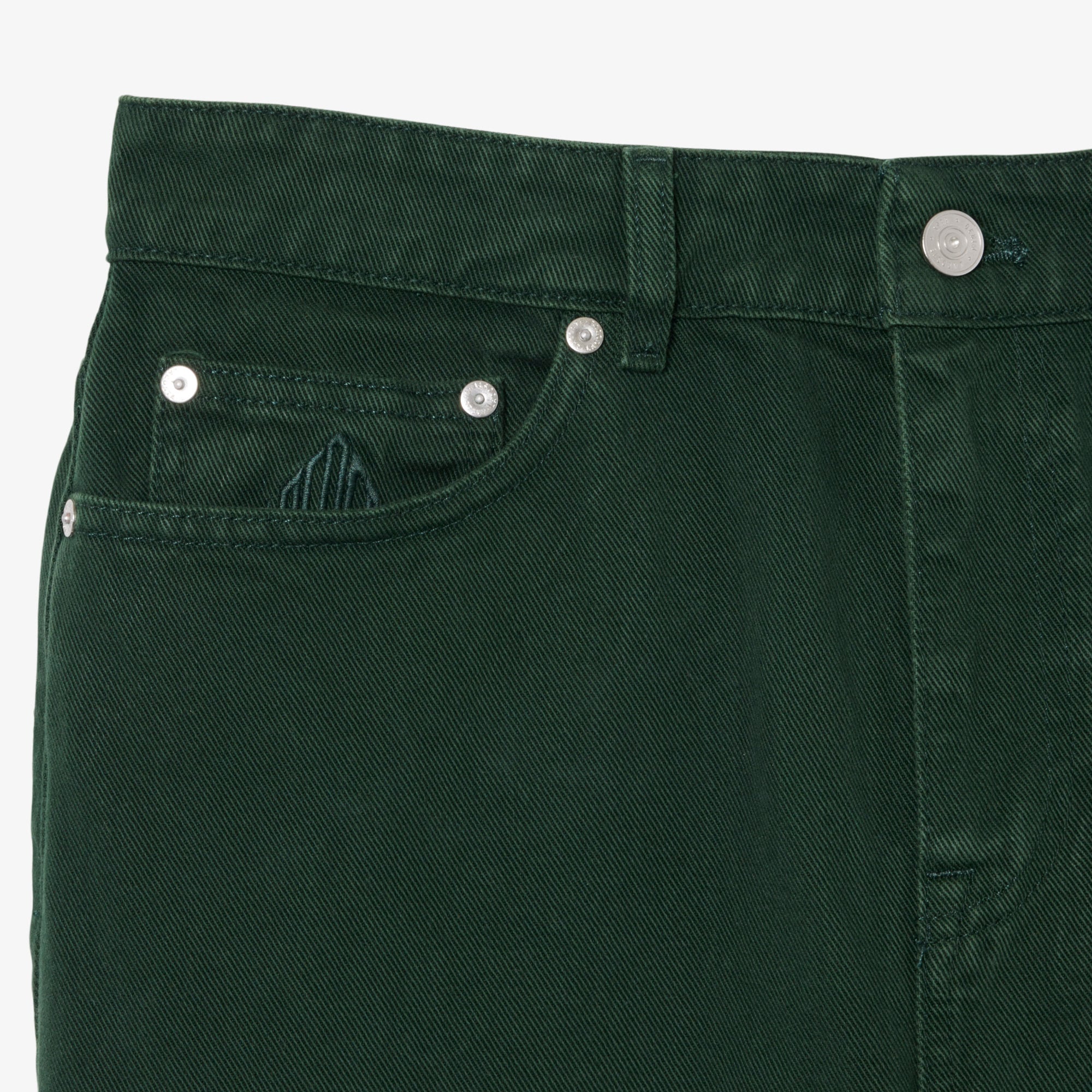 Quần Jeans Dài Lacoste Nam Ống Đứng 5 Túi Quần