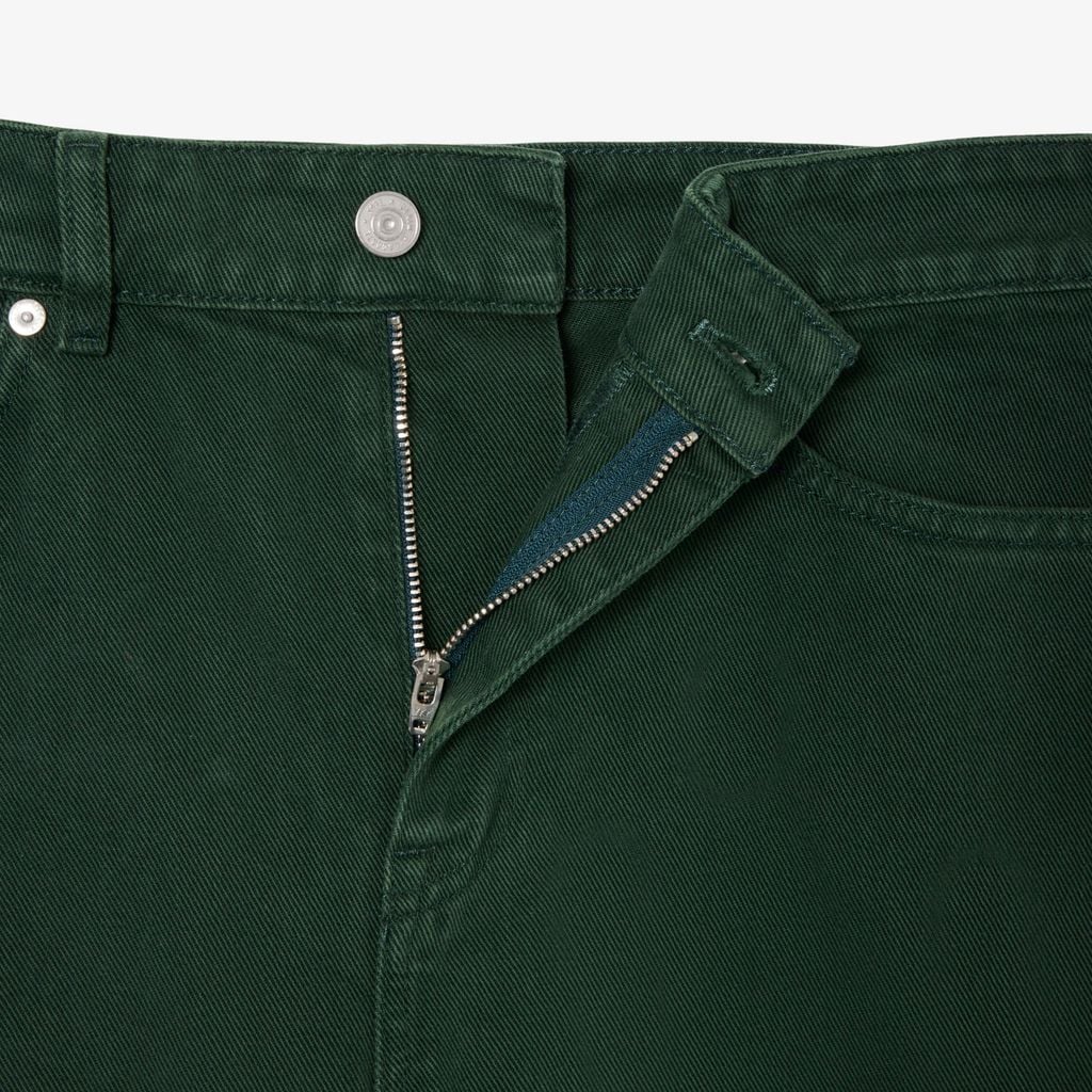 Quần Jeans Dài Lacoste Nam Ống Đứng 5 Túi Quần