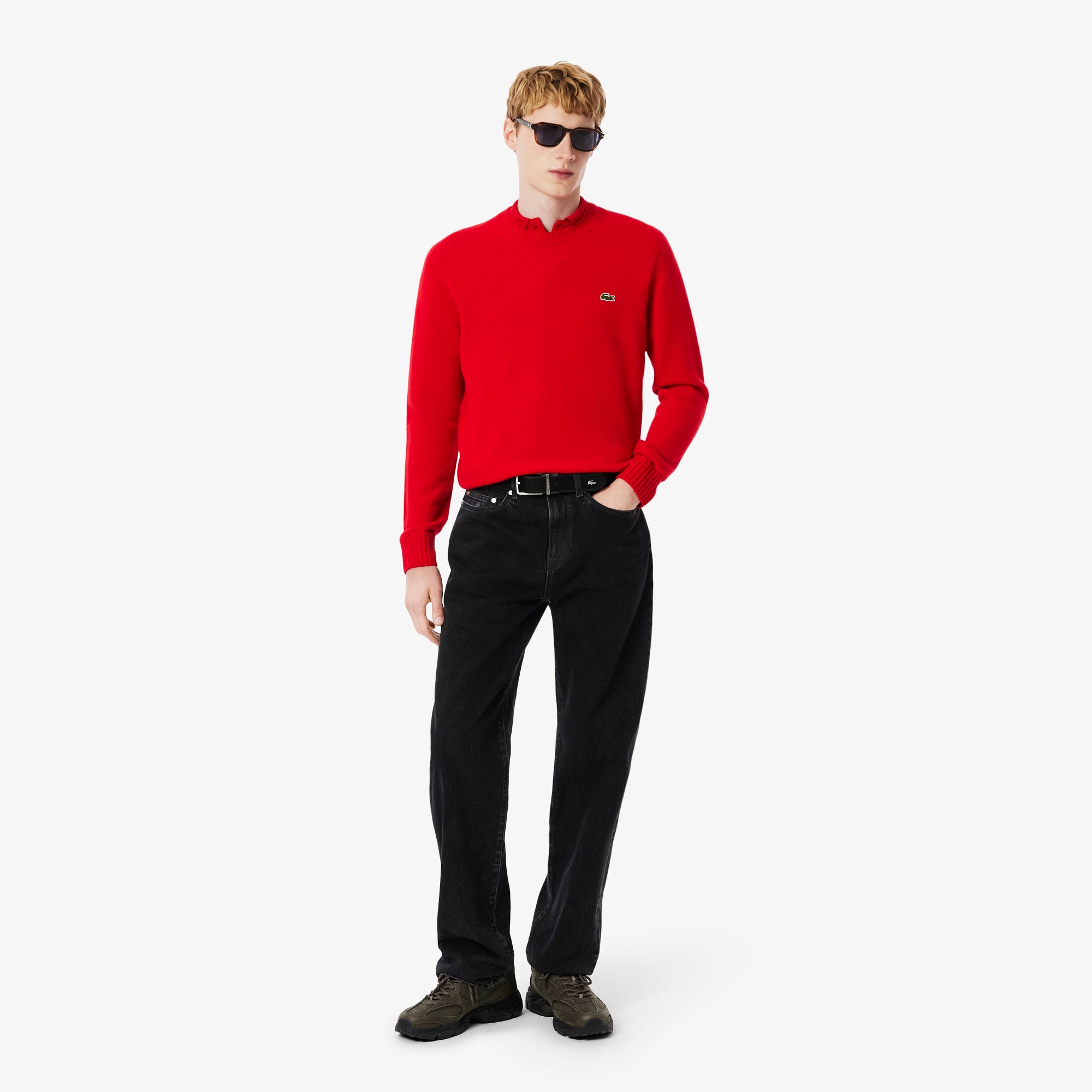 Quần Jean Dài Lacoste Nam Ống Đứng 5 Túi