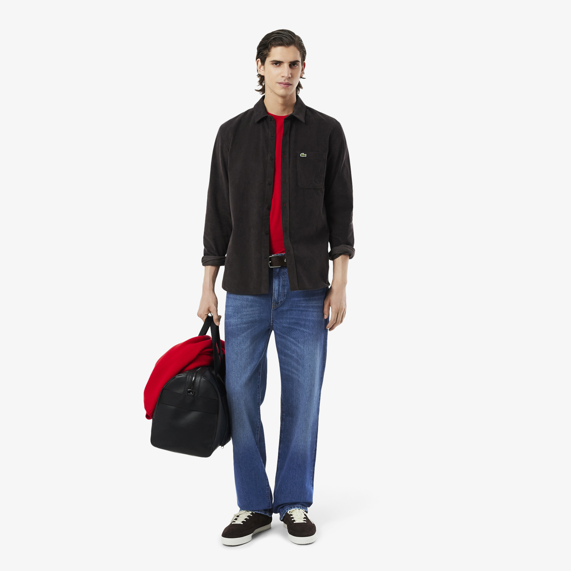 Quần Jean Dài Lacoste Nam Ống Đứng 5 Túi
