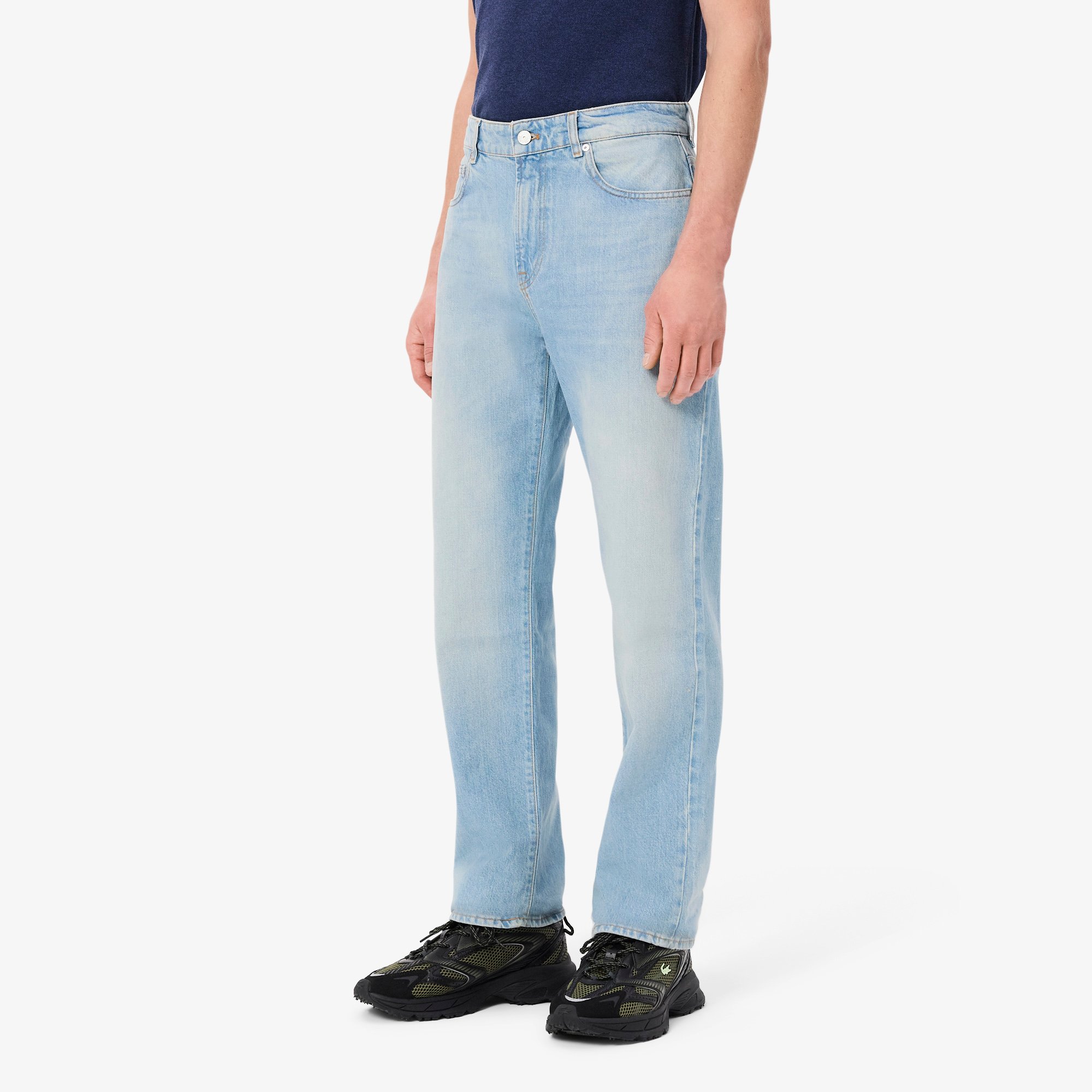 Quần Jean Dài Lacoste Nam Ống Đứng 5 Túi