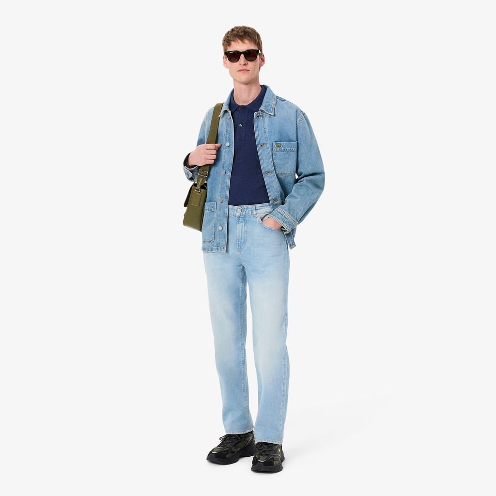 Quần Jean Dài Lacoste Nam Ống Đứng 5 Túi