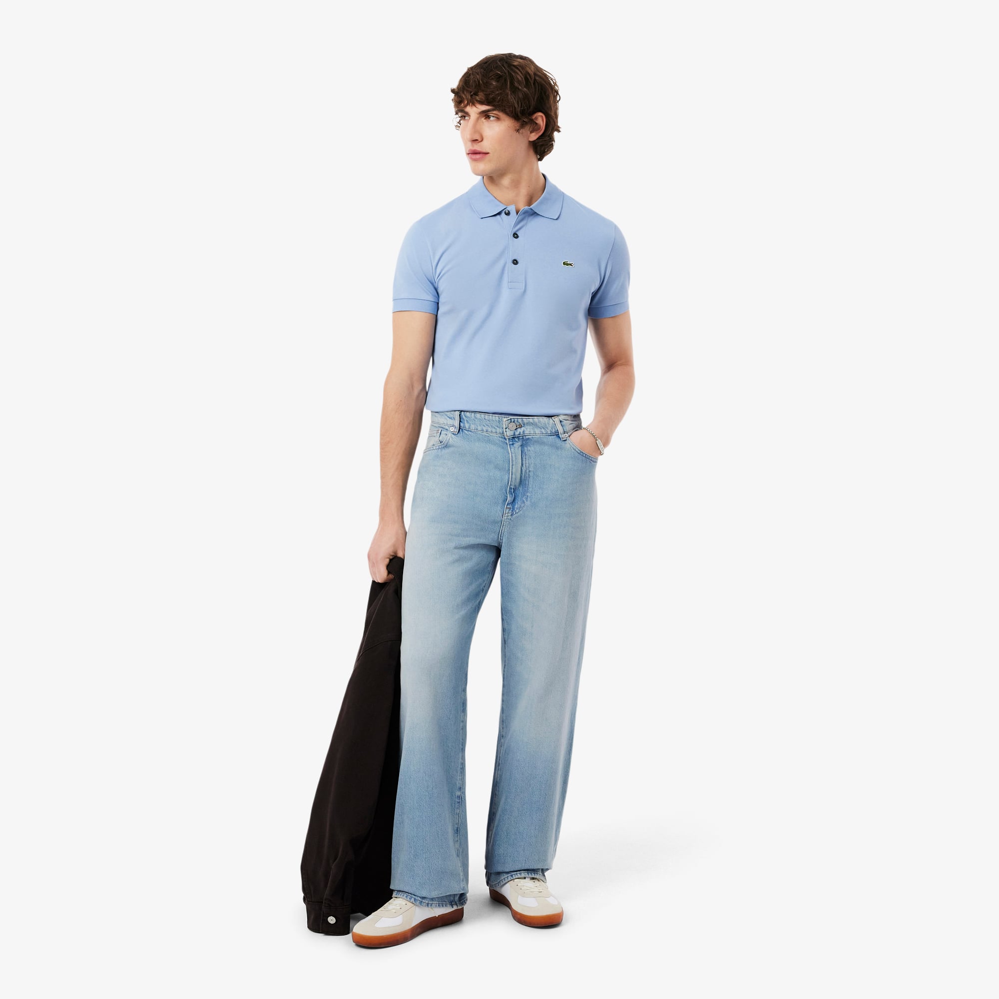 Quần Jeans Dài Lacoste Nam Dáng Rộng