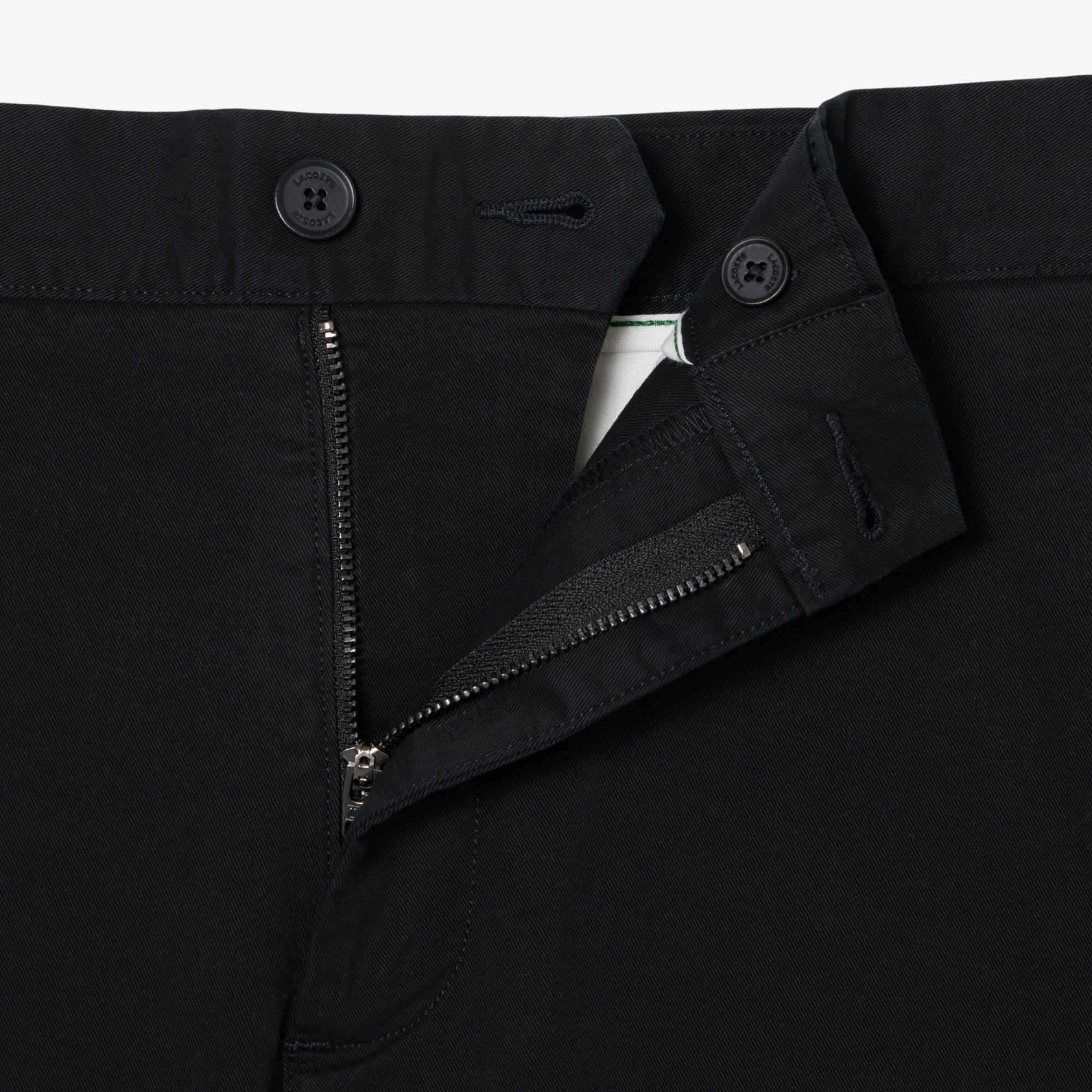 Quần Chino Dài Lacoste Nam Ôm Dáng Chất Liệu Twill Co Giãn