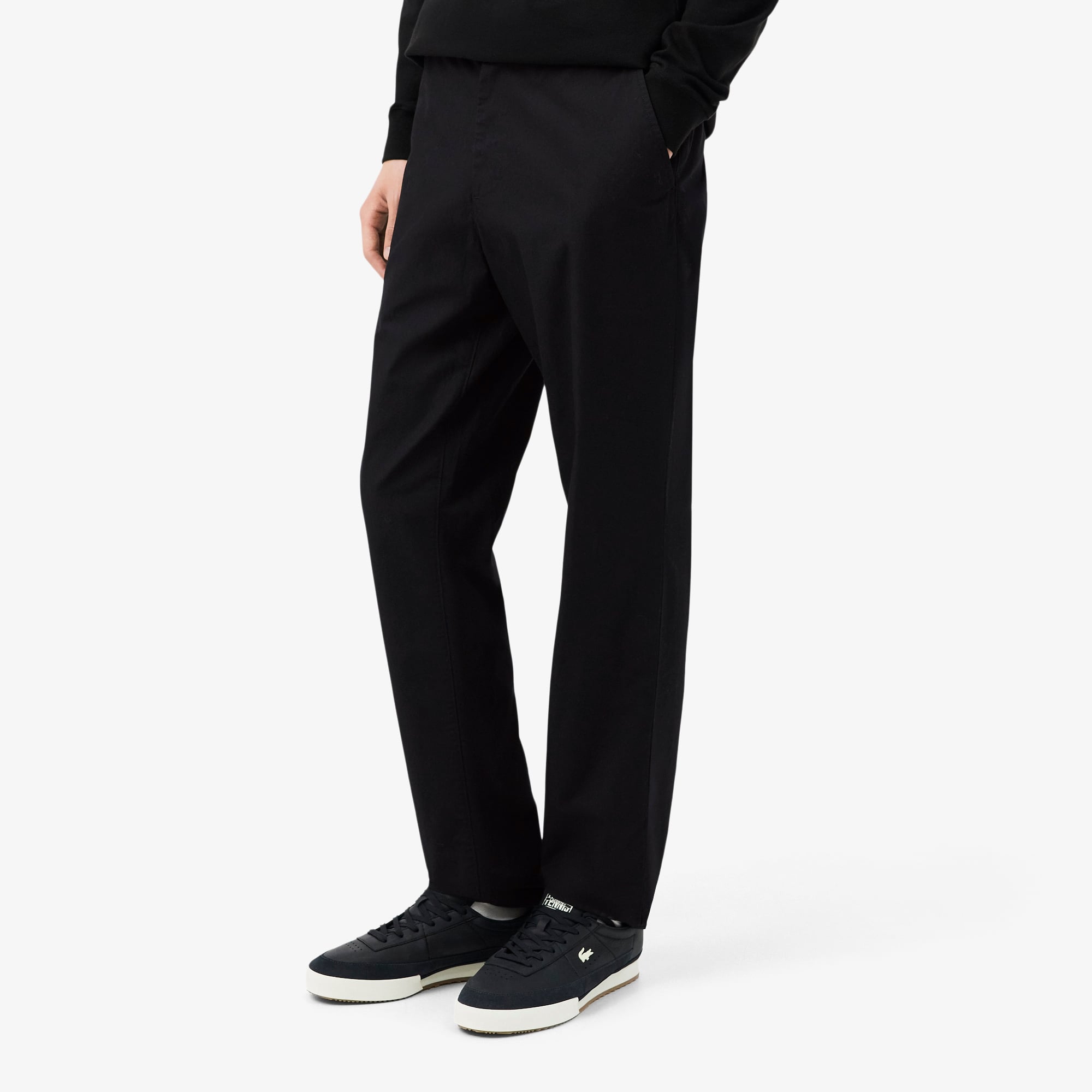 Quần Chino Dài Lacoste Nam Ống Suông Chất Liệu Cotton Twill