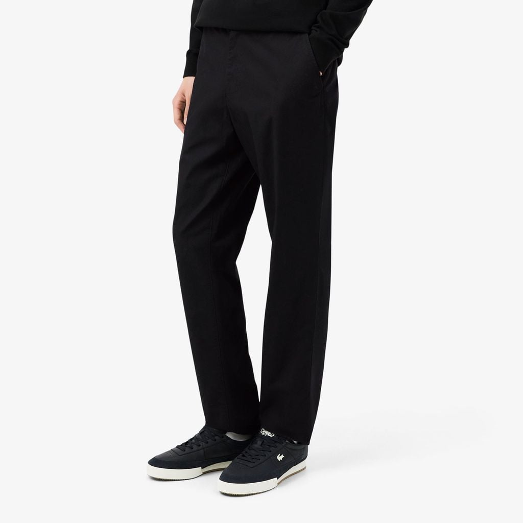 Quần Chino Dài Lacoste Nam Ống Suông Chất Liệu Cotton Twill