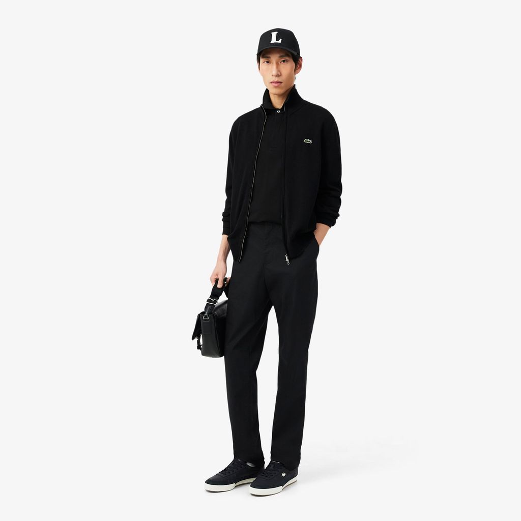 Quần Chino Dài Lacoste Nam Ống Suông Chất Liệu Cotton Twill
