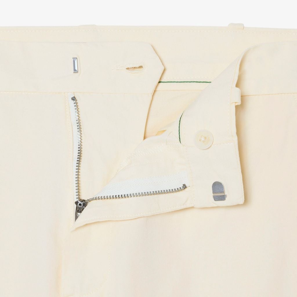 Quần Chino Dài Lacoste Nam Ống Suông Chất Liệu Cotton Twill
