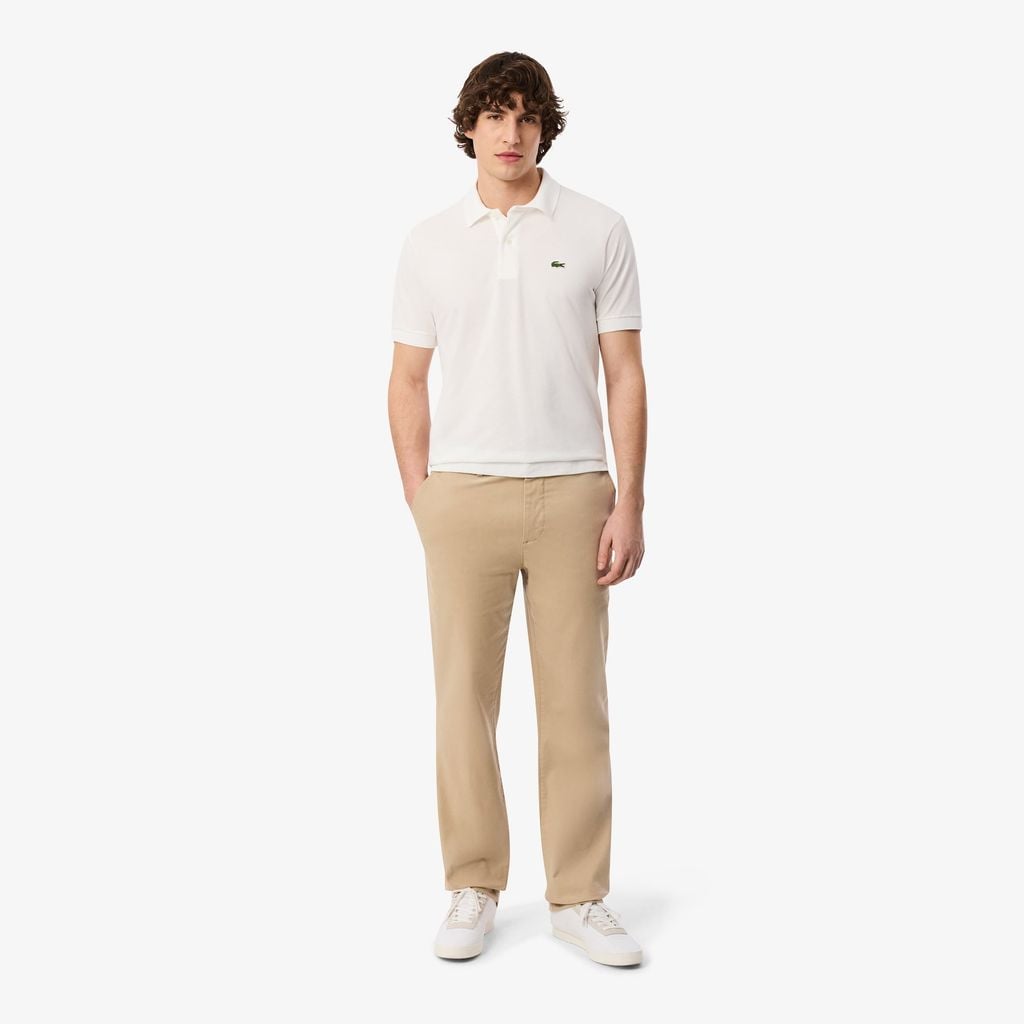 Quần Chino Dài Lacoste Nam Ống Suông Chất Liệu Cotton