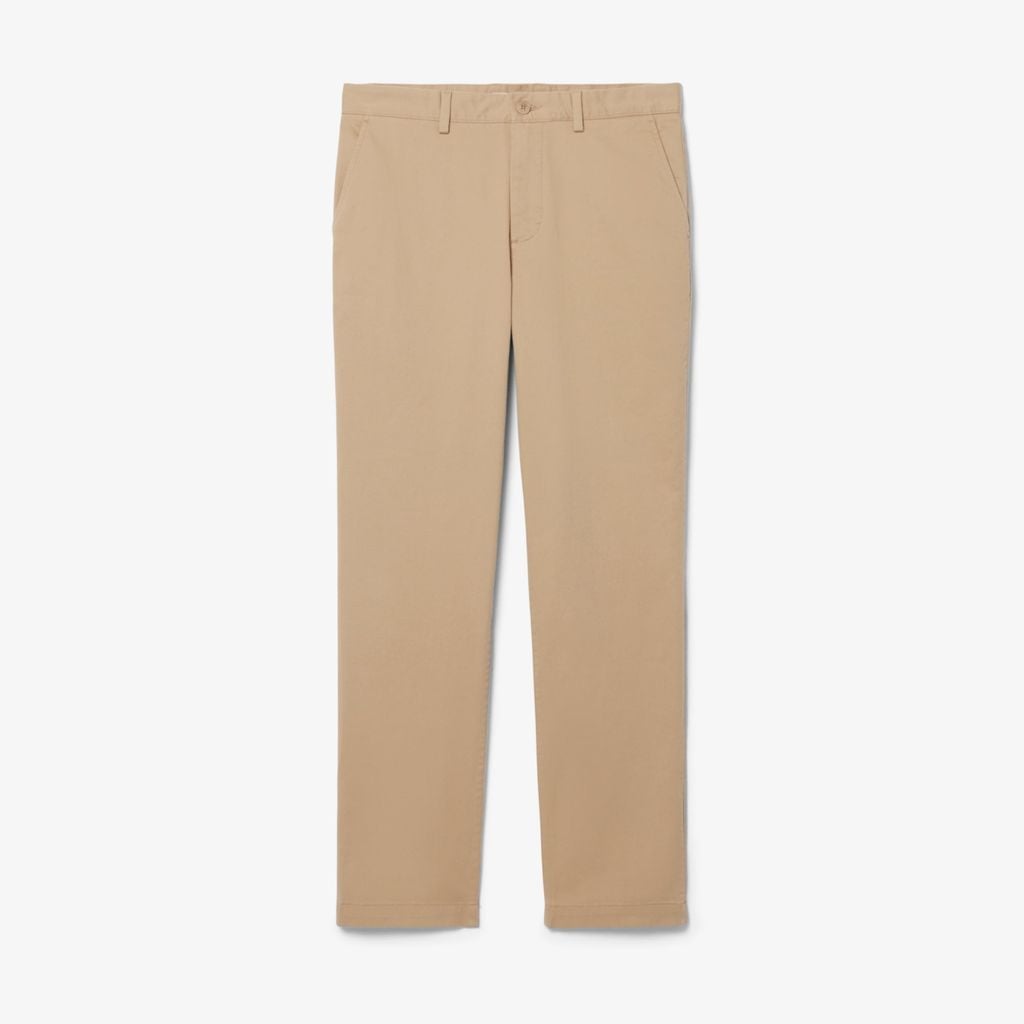 Quần Chino Dài Lacoste Nam Ống Suông Chất Liệu Cotton