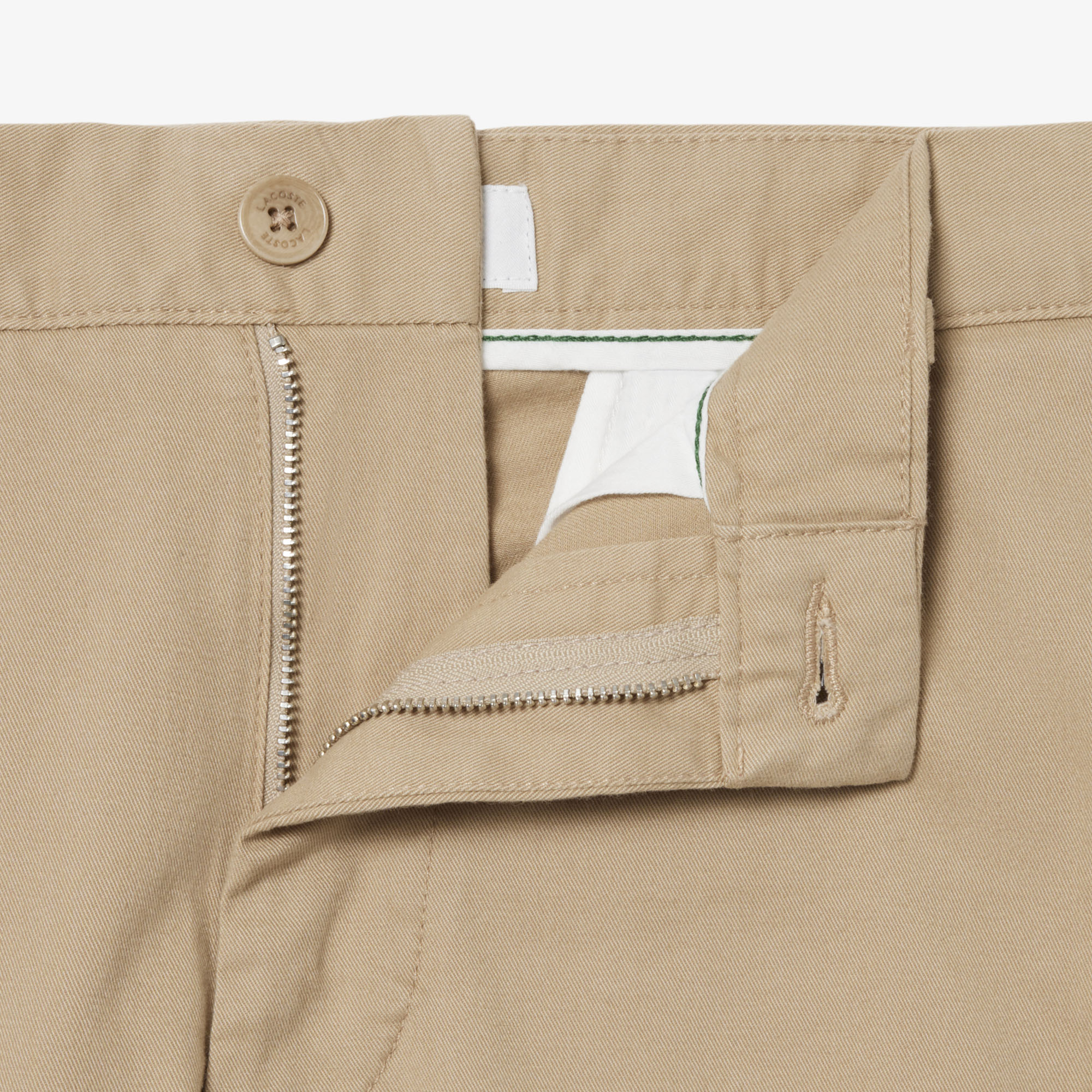 Quần Chino Dài Lacoste Nam Ống Suông Chất Liệu Cotton