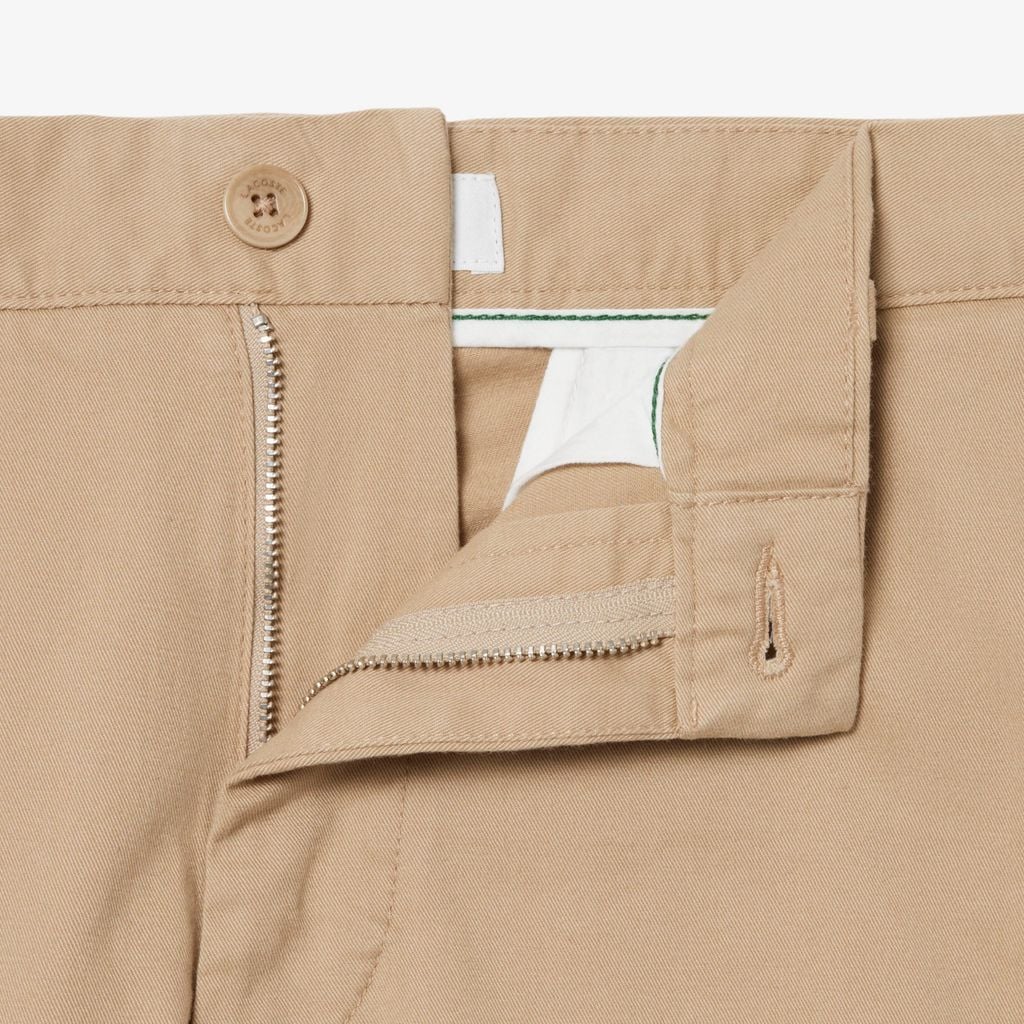 Quần Chino Dài Lacoste Nam Ống Suông Chất Liệu Cotton