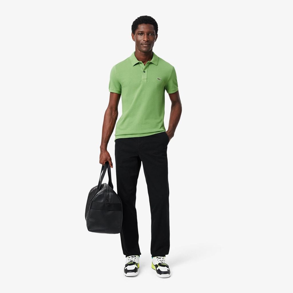 Quần Chino Dài Lacoste Nam Ống Suông Chất Liệu Cotton