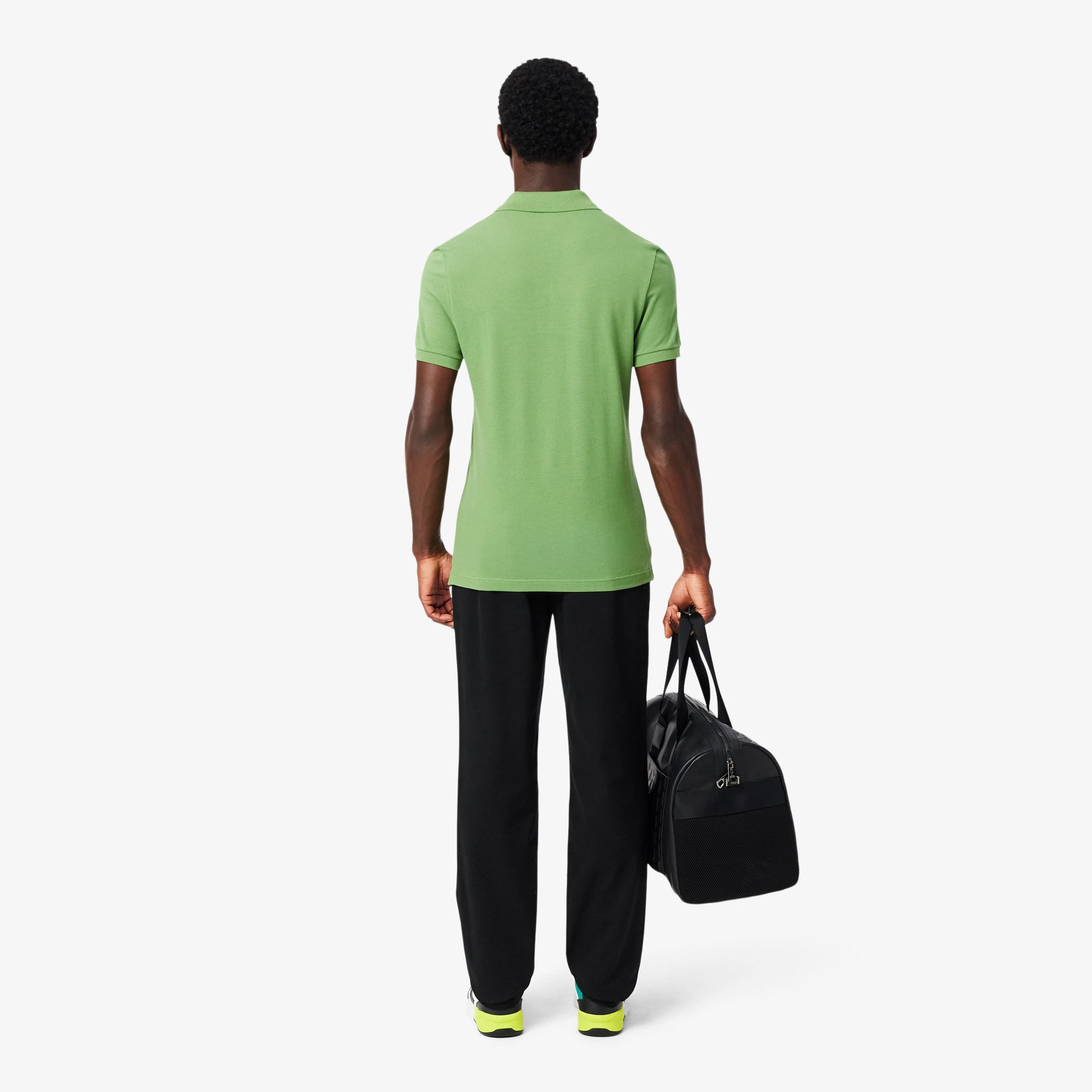 Quần Chino Dài Lacoste Nam Ống Suông Chất Liệu Cotton