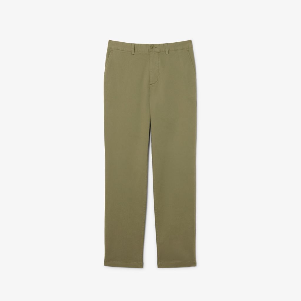 Quần Chino Dài Lacoste Nam Ống Suông Chất Liệu Cotton