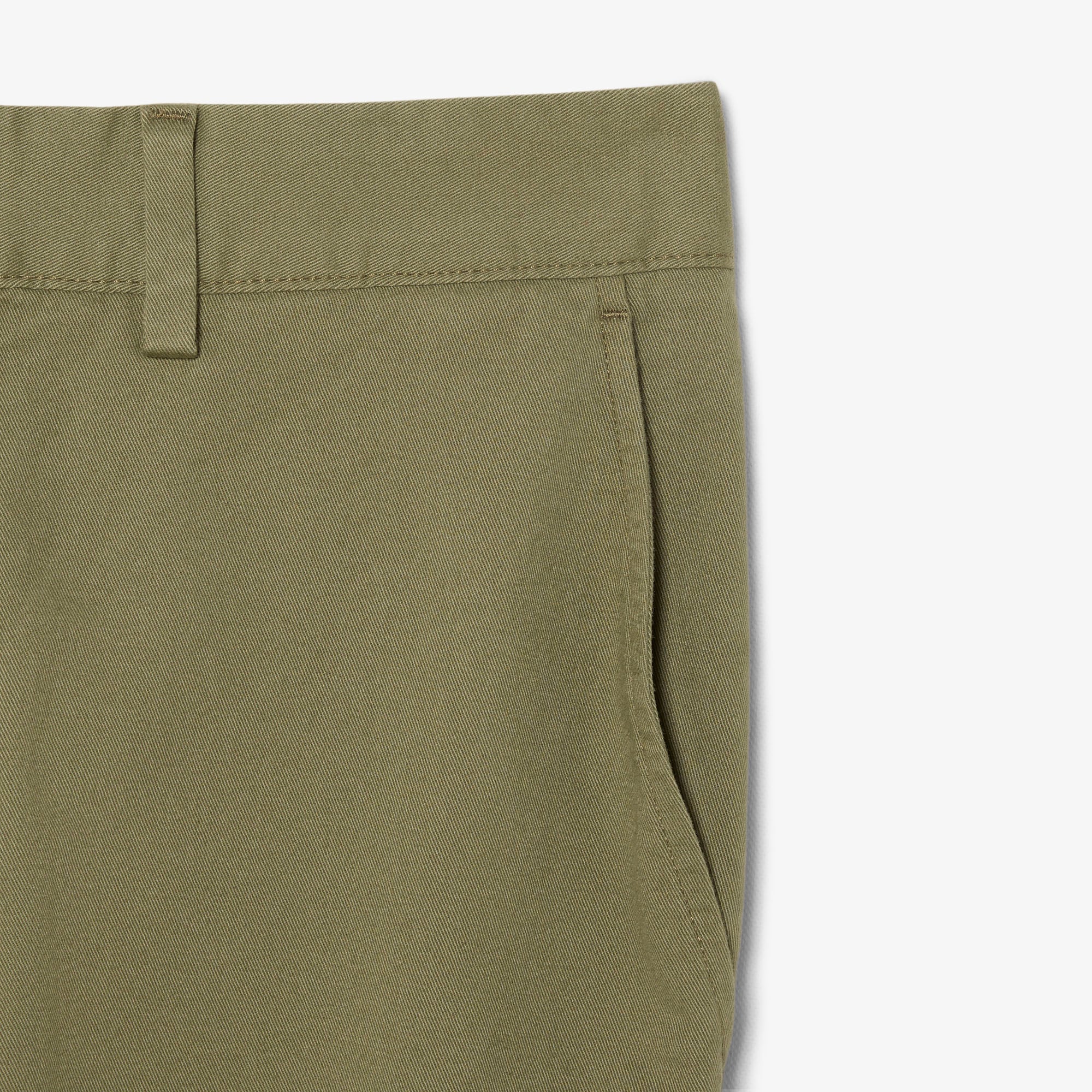 Quần Chino Dài Lacoste Nam Ống Suông Chất Liệu Cotton