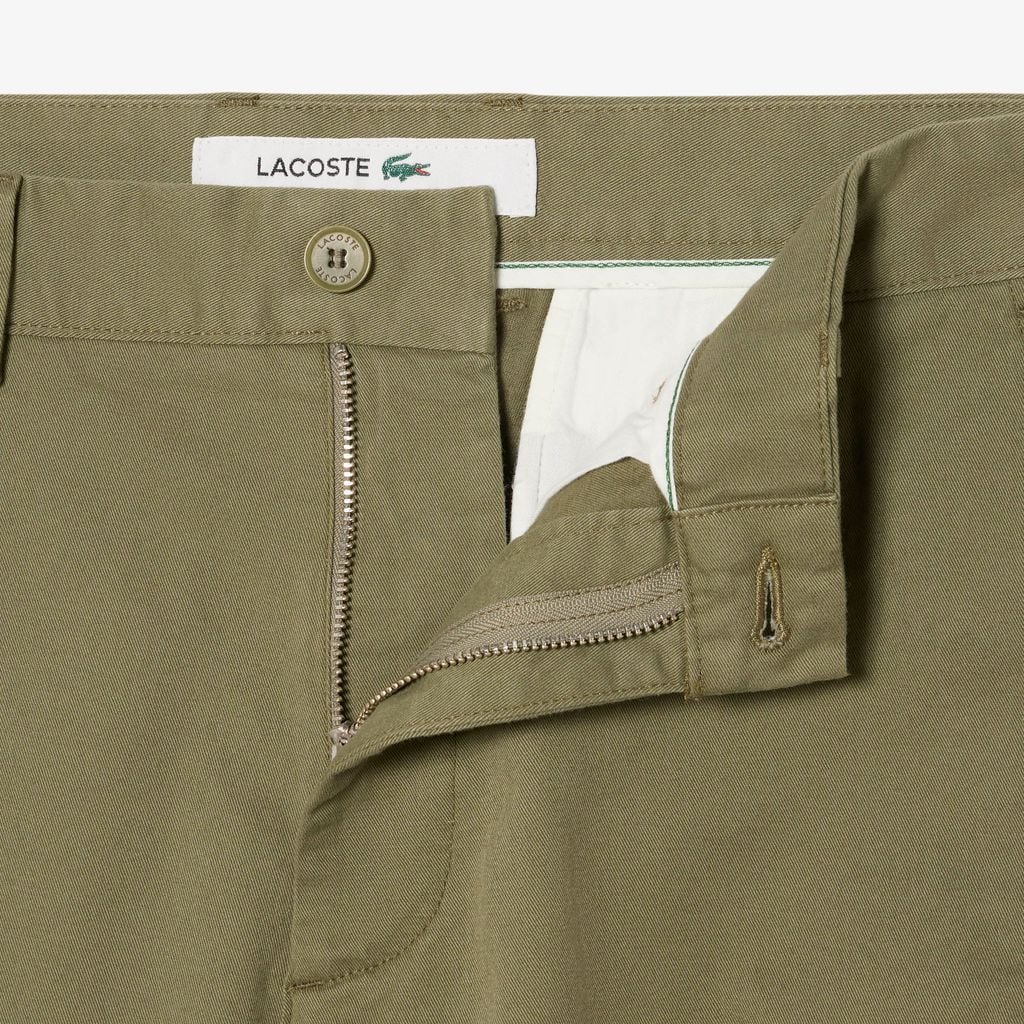 Quần Chino Dài Lacoste Nam Ống Suông Chất Liệu Cotton