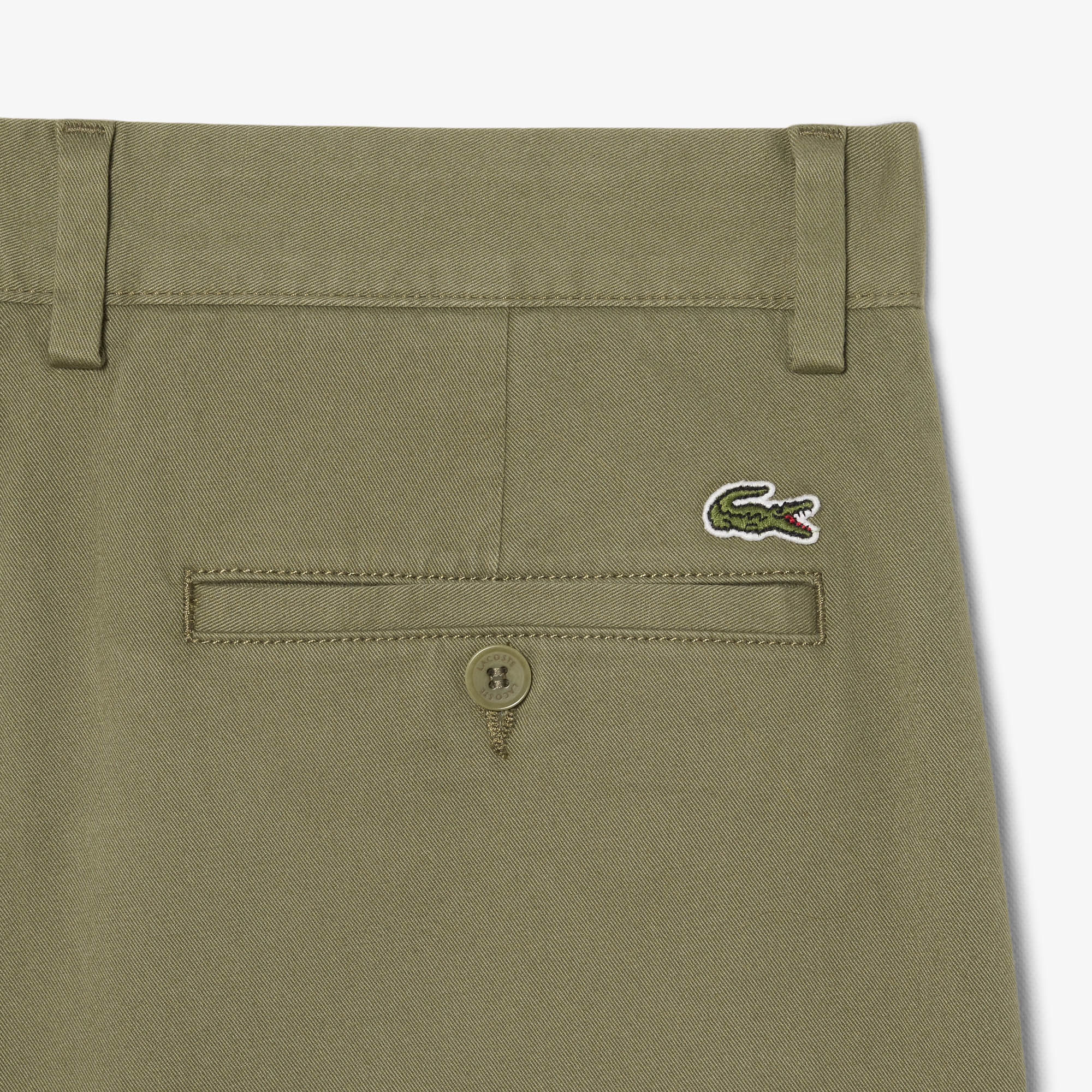 Quần Chino Dài Lacoste Nam Ống Suông Chất Liệu Cotton