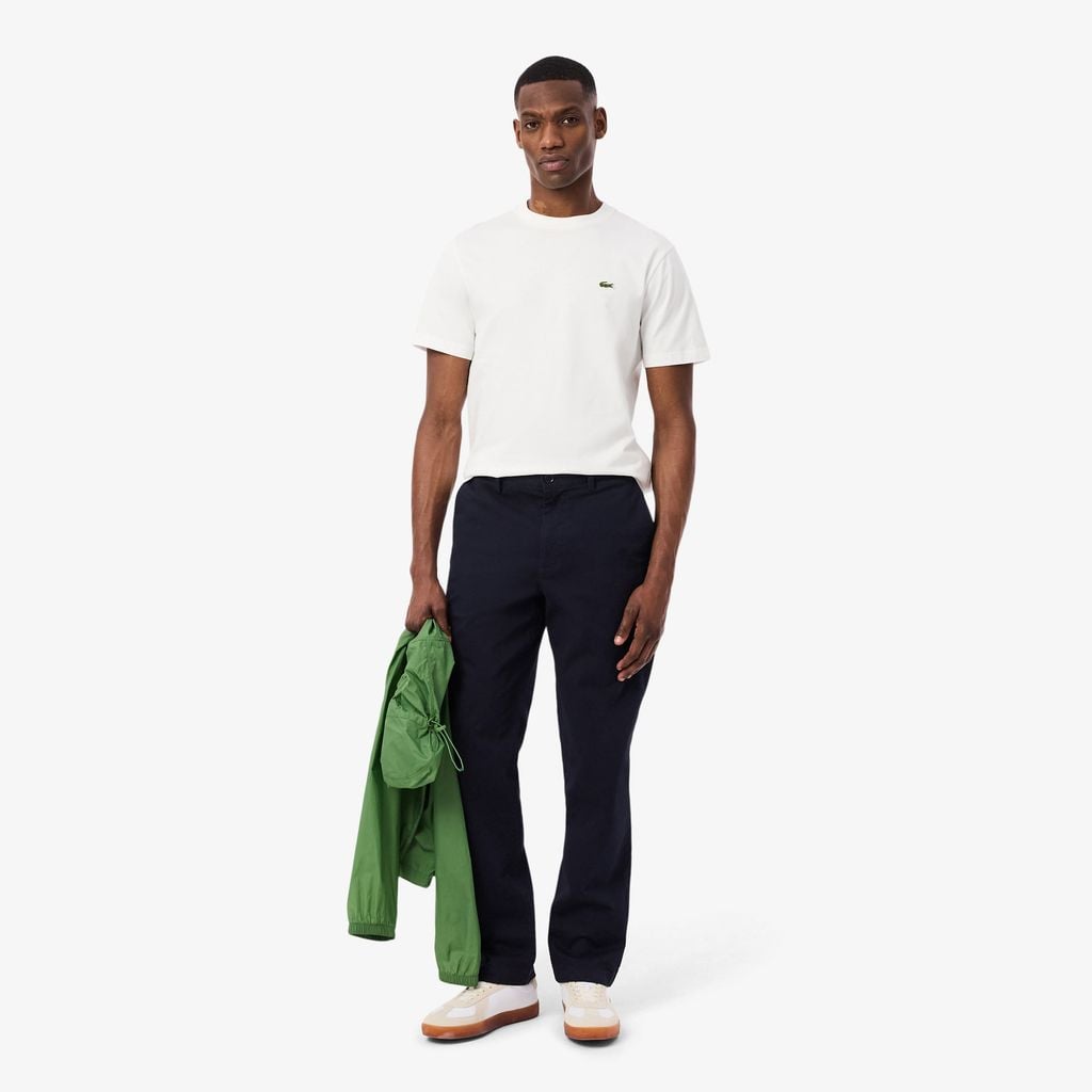 Quần Chino Dài Lacoste Nam Ống Suông Chất Liệu Cotton
