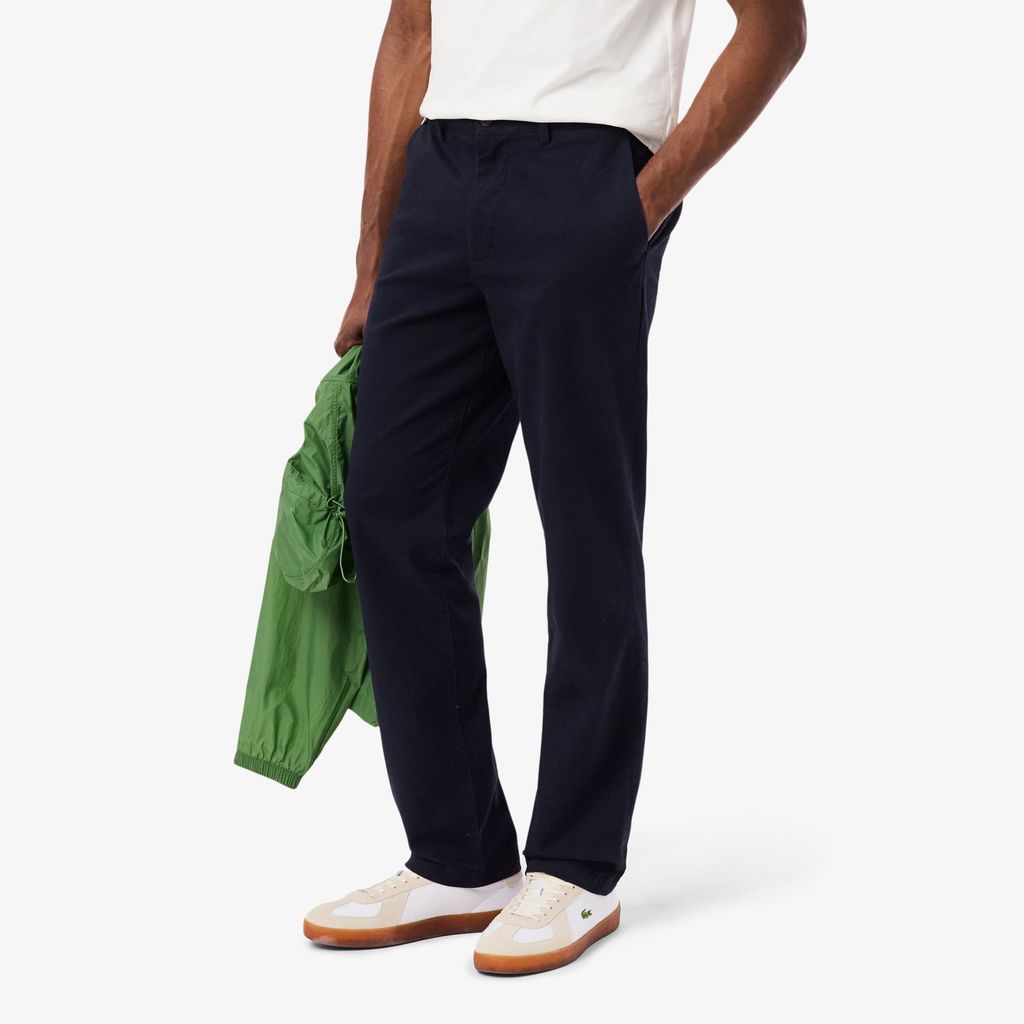 Quần Chino Dài Lacoste Nam Ống Suông Chất Liệu Cotton