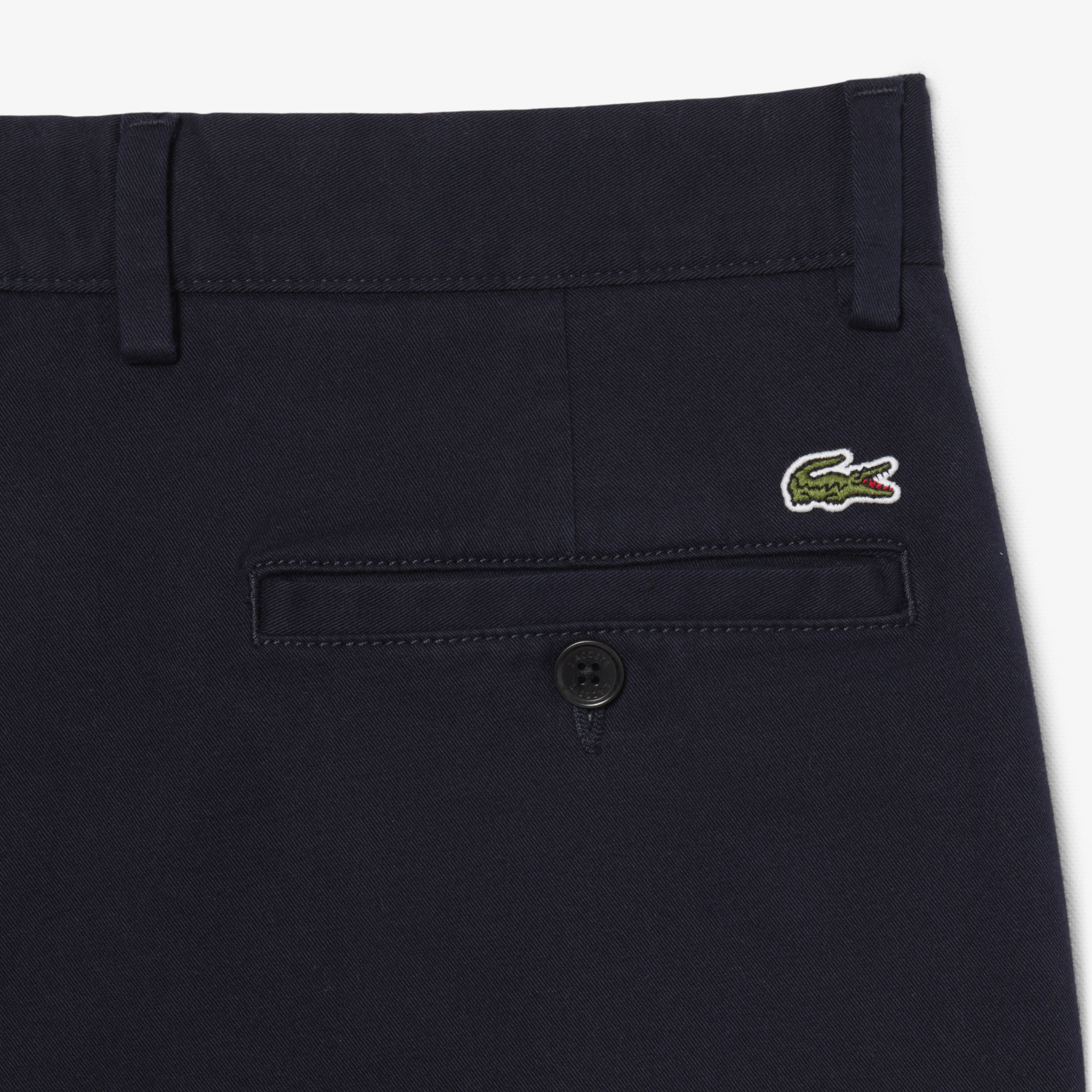 Quần Chino Dài Lacoste Nam Ống Suông Chất Liệu Cotton