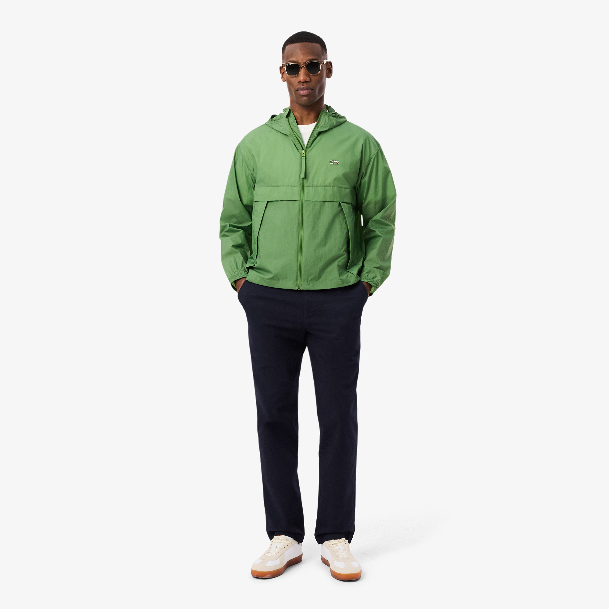 Quần Chino Dài Lacoste Nam Ống Suông Chất Liệu Cotton
