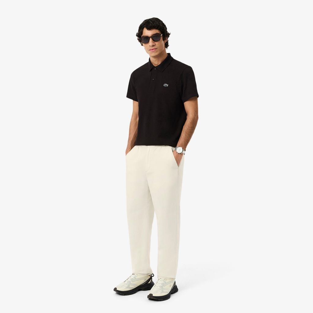 Quần Chino Dài Lacoste Nam Ống Suông Chất Liệu Linen