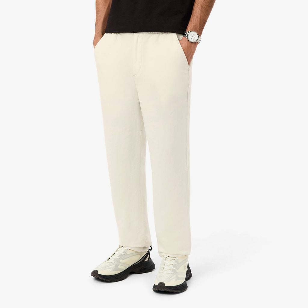 Quần Chino Dài Lacoste Nam Ống Suông Chất Liệu Linen