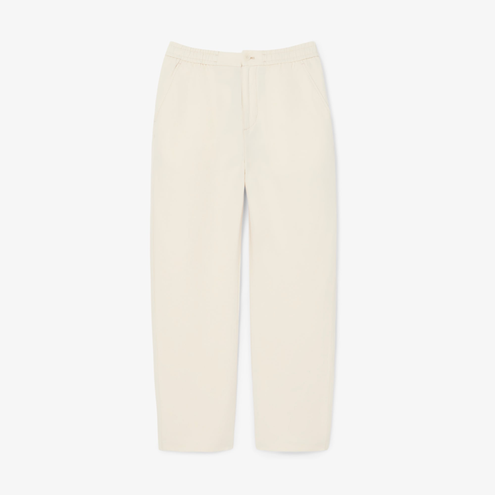 Quần Chino Dài Lacoste Nam Ống Suông Chất Liệu Linen