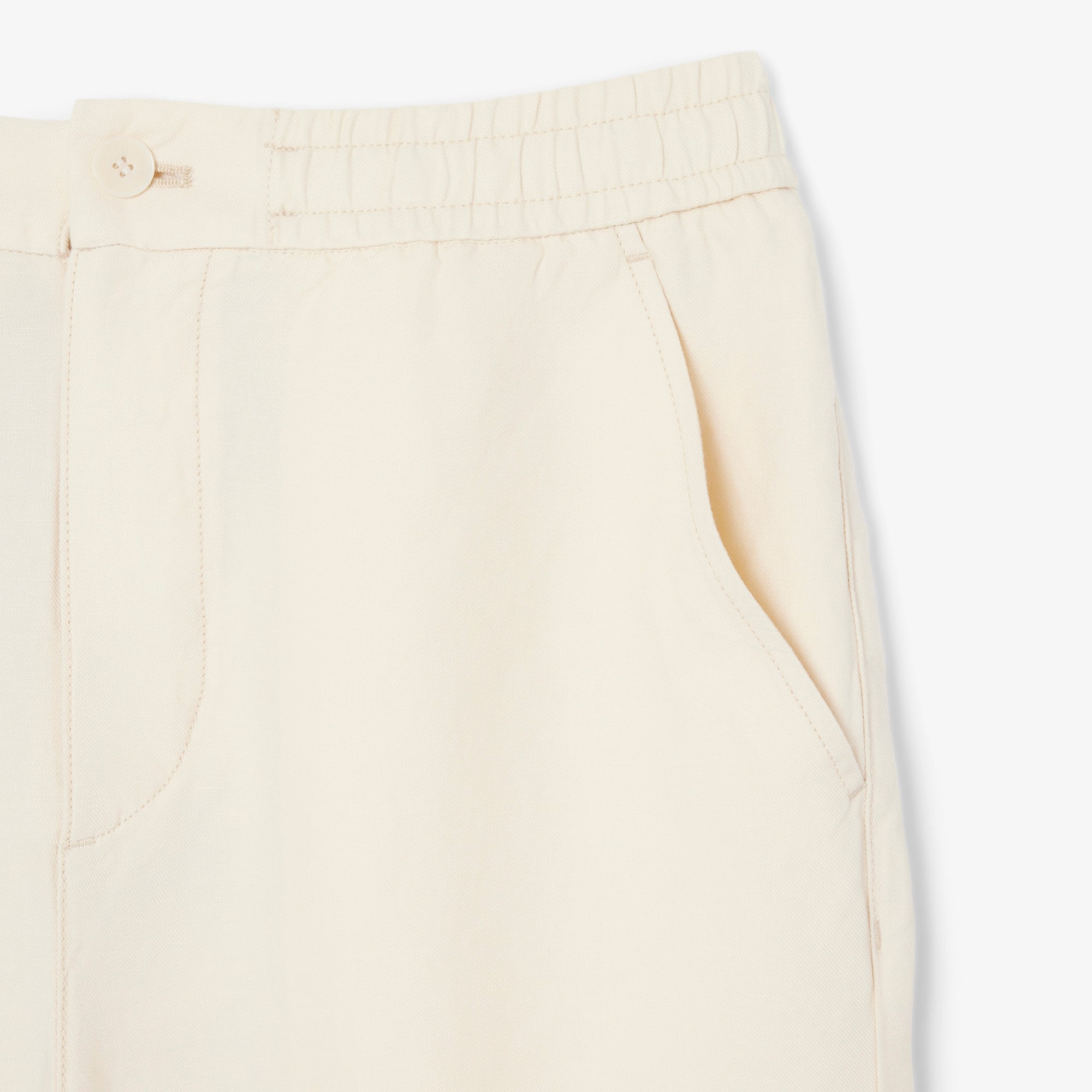 Quần Chino Dài Lacoste Nam Ống Suông Chất Liệu Linen