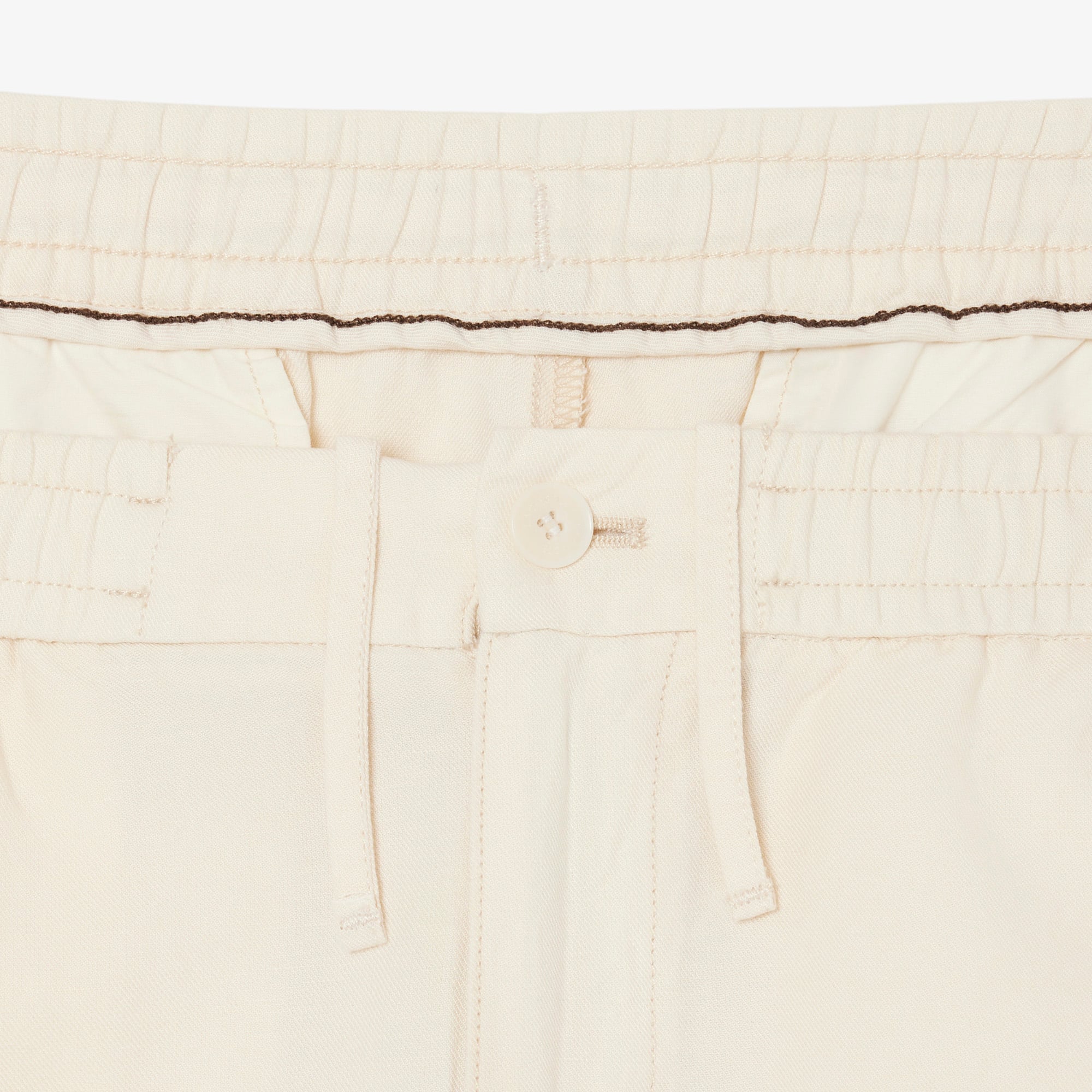 Quần Chino Dài Lacoste Nam Ống Suông Chất Liệu Linen