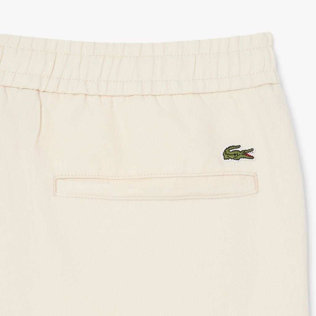 Quần Chino Dài Lacoste Nam Ống Suông Chất Liệu Linen