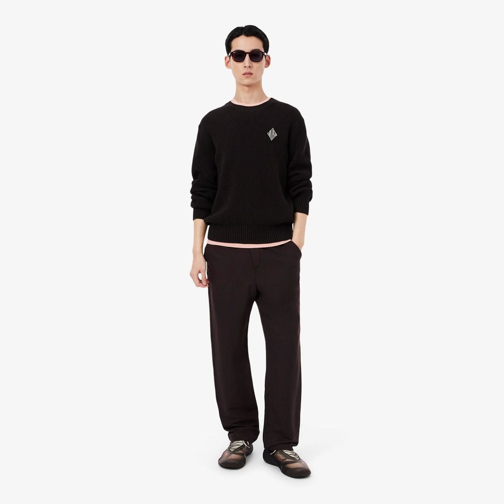 Quần Chino Dài Lacoste Nam Ống Suông Chất Liệu Linen