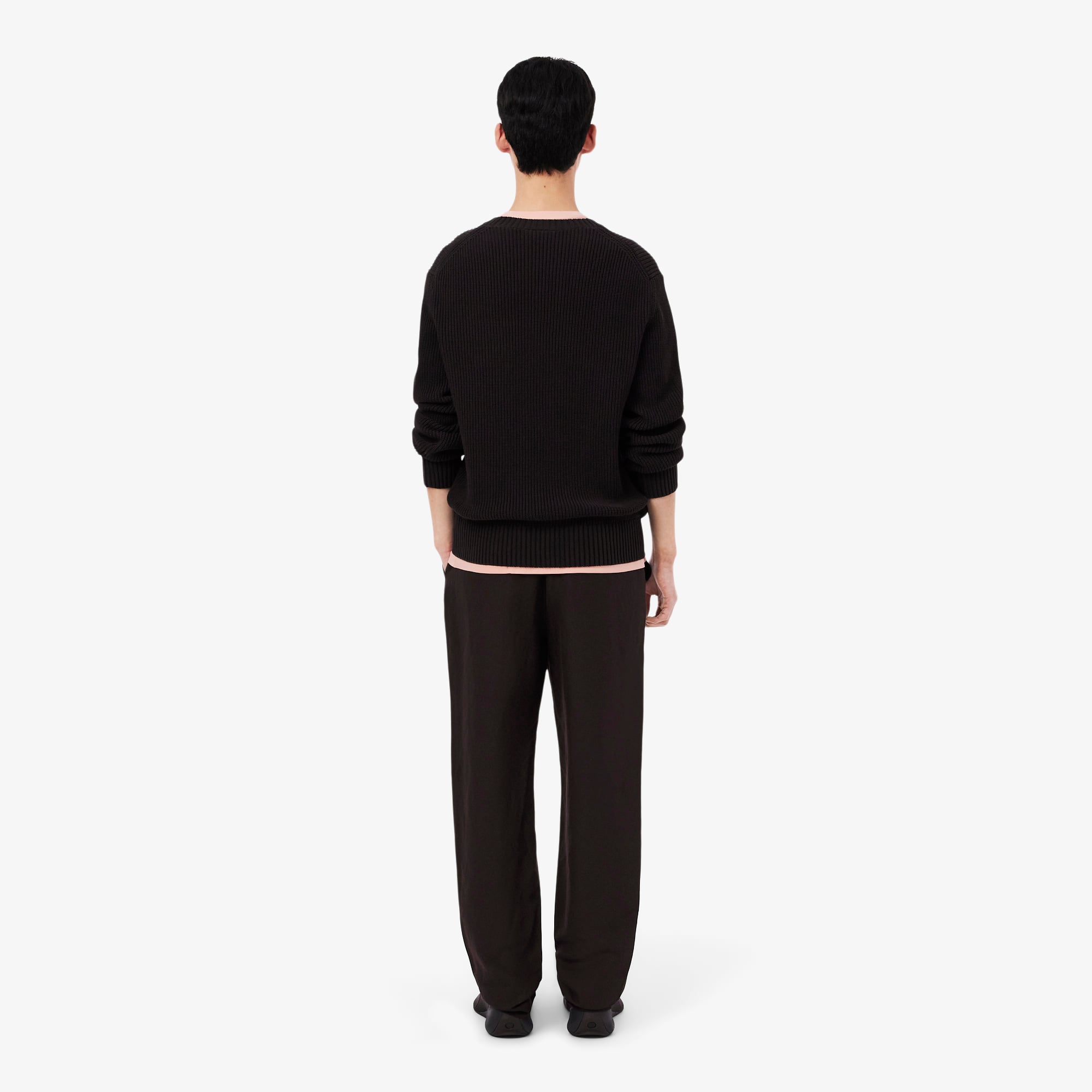 Quần Chino Dài Lacoste Nam Ống Suông Chất Liệu Linen