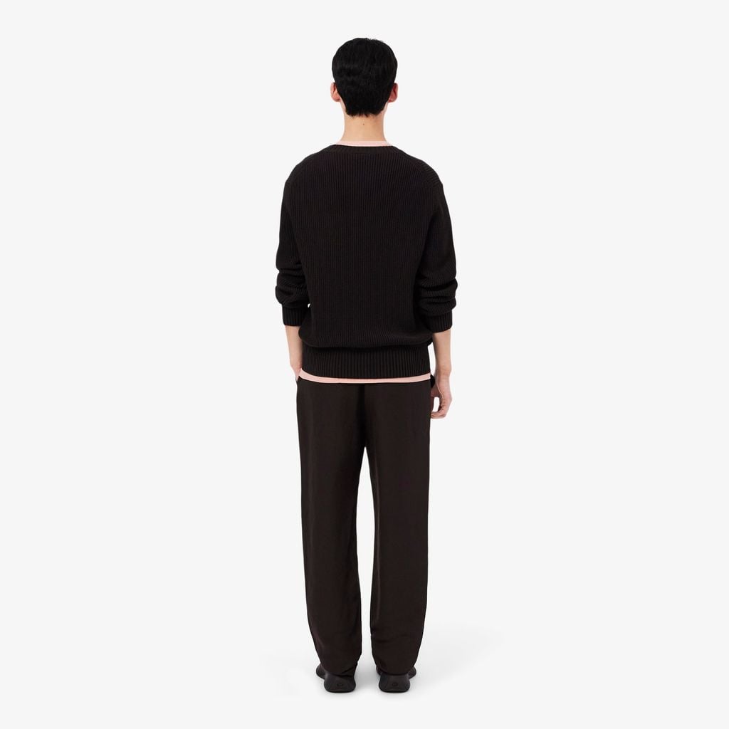 Quần Chino Dài Lacoste Nam Ống Suông Chất Liệu Linen