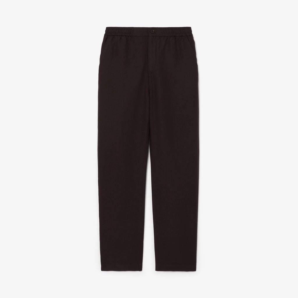Quần Chino Dài Lacoste Nam Ống Suông Chất Liệu Linen