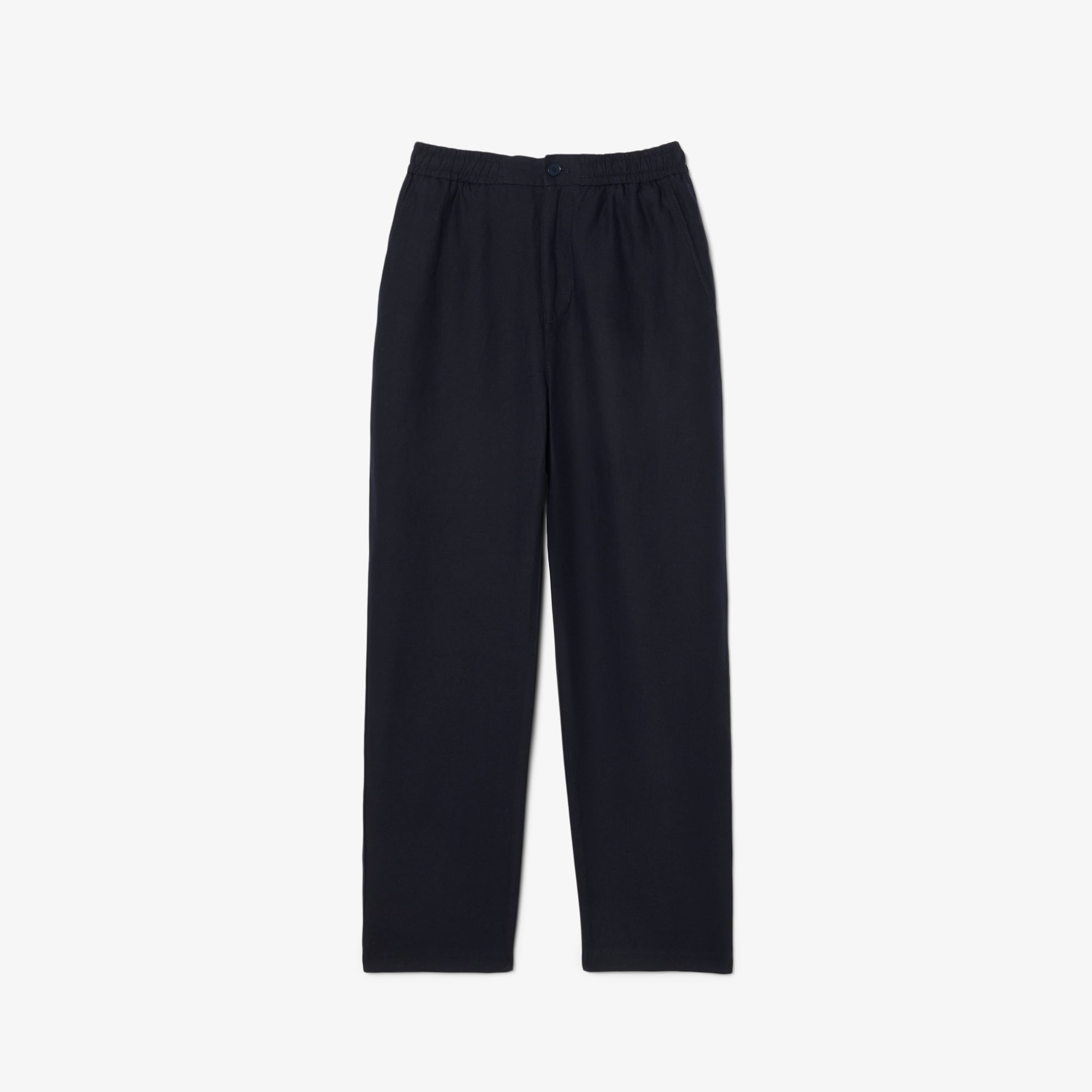 Quần Chino Dài Lacoste Nam Ống Suông Chất Liệu Linen