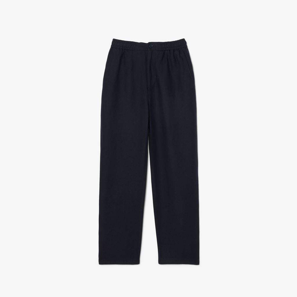 Quần Chino Dài Lacoste Nam Ống Suông Chất Liệu Linen