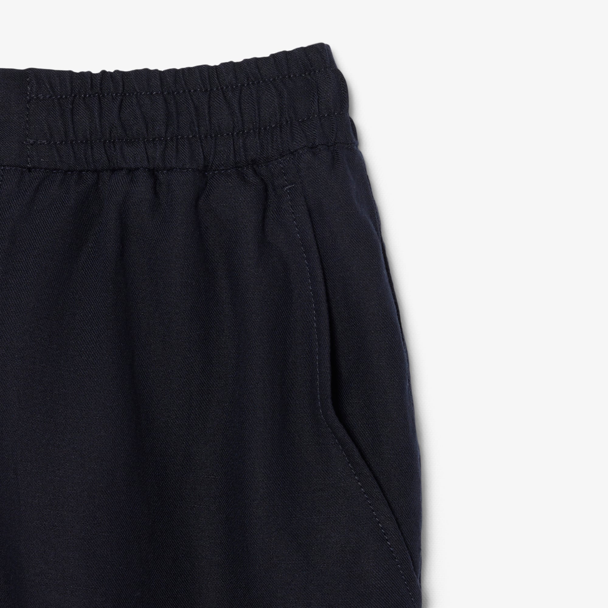 Quần Chino Dài Lacoste Nam Ống Suông Chất Liệu Linen