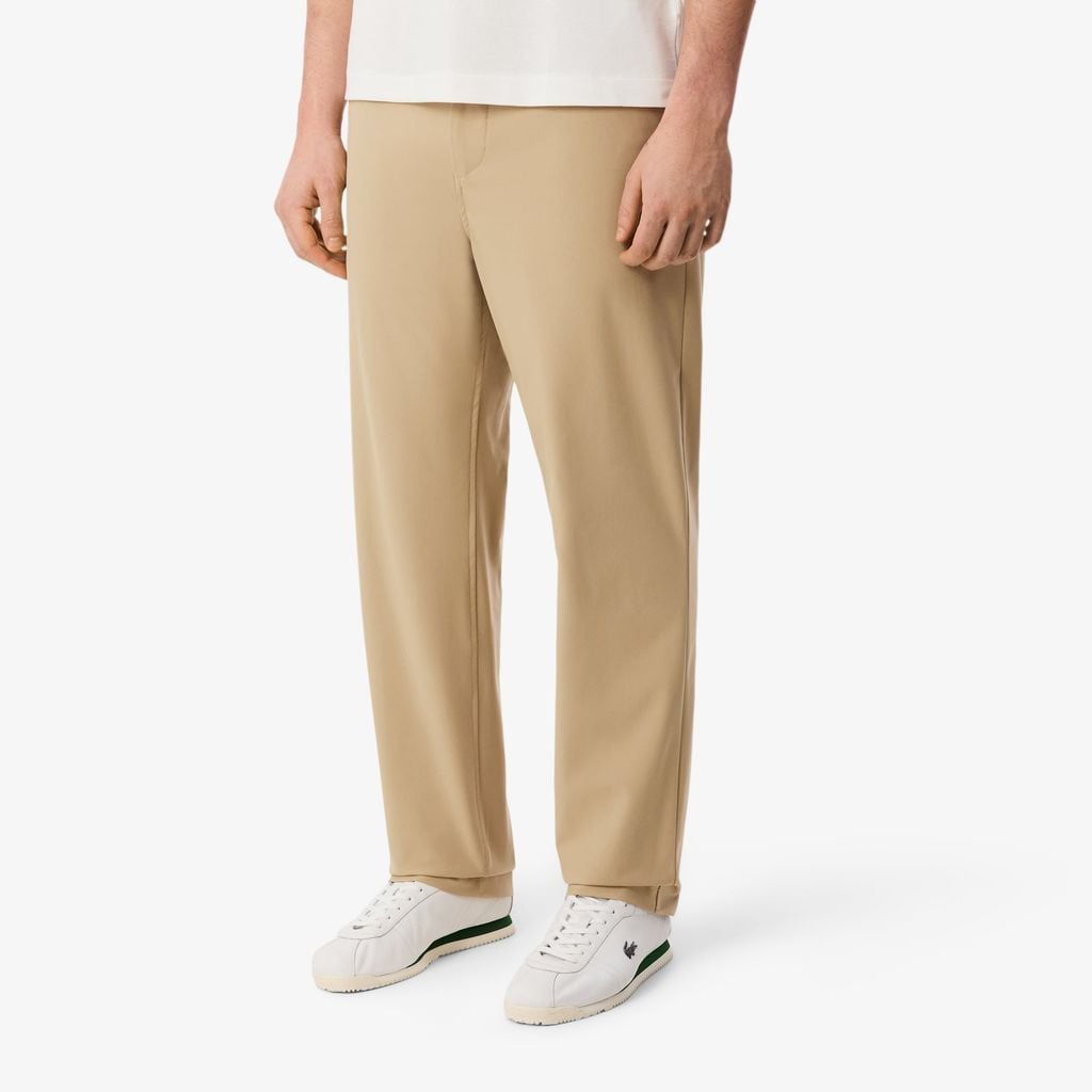 Quần Chino Công Sở Lacoste Nam Ống Suông Co Giãn