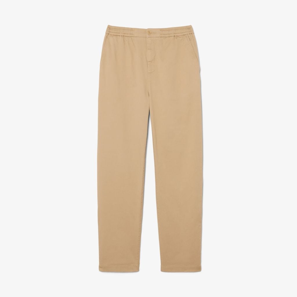 Quần Chino Dài Lacoste Nam Ống Suông Chất Liệu Cotton Twill